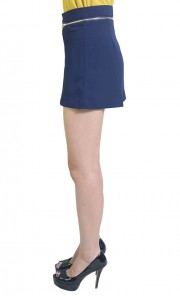 Zip Shorts in Navy