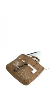 Slim Ellie Rolly iPad Bag in Gold