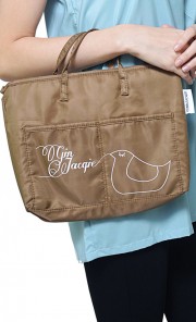 Slim Ellie Rolly iPad Bag in Gold