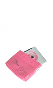 Slim Ellie Rolly iPad Bag in Pink