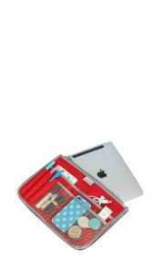 Double-Up Abbi Organiser Bag in Red