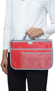 Double-Up Abbi Organiser Bag in Red