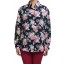 Floral Print Shirt in Black 