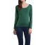 Modal Long Sleeved Basic Tee in Green