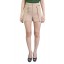 Zip Shorts in Nude