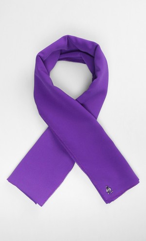 Mixed Crepe Shawl in Ribena Berry