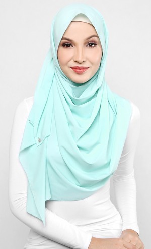 Peachskin Scarf in Ice