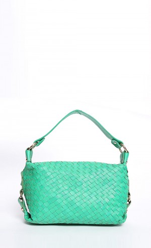 Pom Pom Bag in Turquoise 