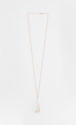 Prism Pendant Necklace in Gold