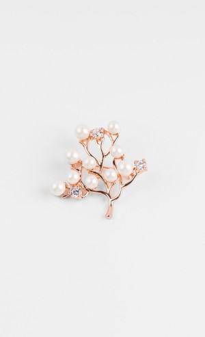 Tree of Life Brooch in Gold