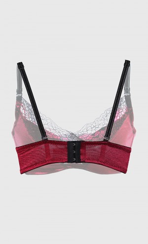 Mila Pink Label Bra in Red