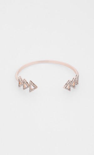 Tessellation Cuff in Rose Gold