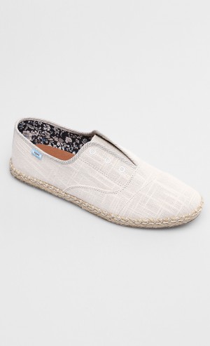 Linen Woman Palmera Slip-Ons in Natural