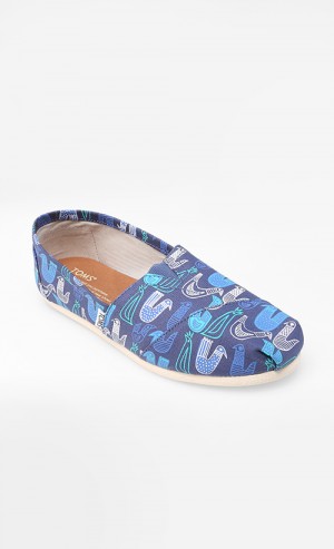 Woman Alpargata Shoes in Blue Birds