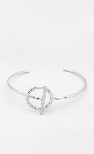 Phi Cuff in Silver