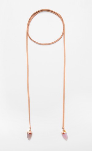 Hayley Choker in Camel and Agate