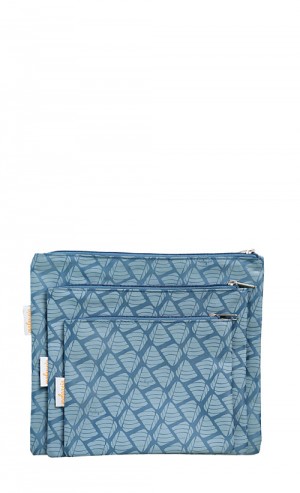Nasi Pegang-Pegang 3-in-1 Pouch in Blue