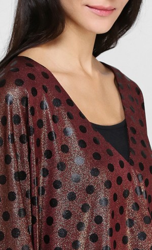 Haley Blouse in Maroon