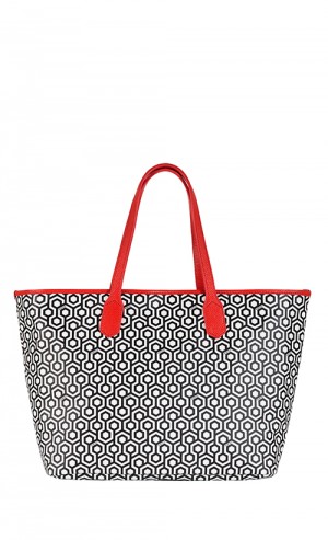 Jet Set Tote in Classic Red