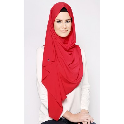 Peachskin Scarf in Apple Crush