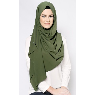 Peachskin Scarf in Green Tea Frap