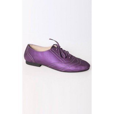 Sin Oxford Shoes in Purple 