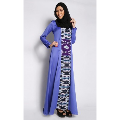 Farra Layla Jubah in Indigo