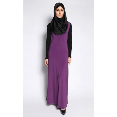 Sleeveless Inner Dress in Purple