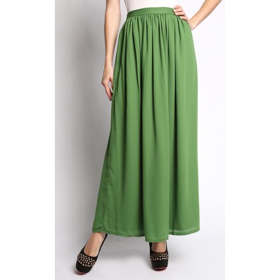 Aini Maxi Skirt in Green