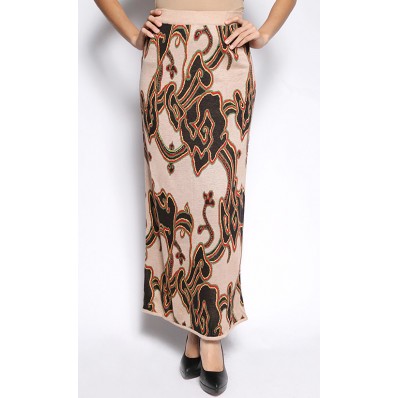 Skirt in Nude and Black