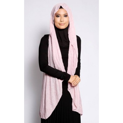 Nona Chalk Cotton Cardigan in Pink