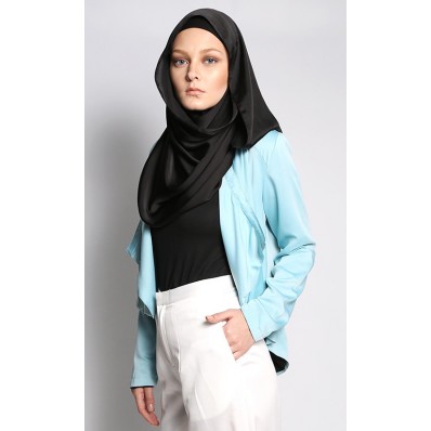 Mishary Loose Jacket in Sweet Blue