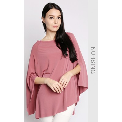 Nursing Cover in Dusty Pink