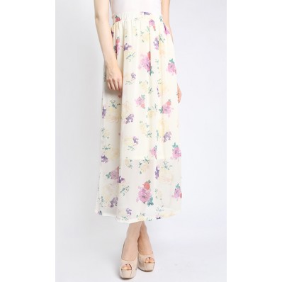 Corra Maxi Skirt in Yellow