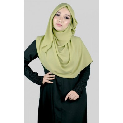 Duhaa Instant Shawl in Olive