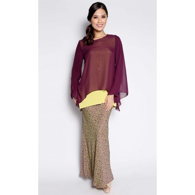 The Allexa Suit in Lime Green