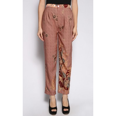 Kenanga Batik Pants in Redblood