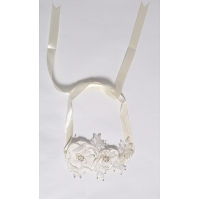 Sophia Headband in White