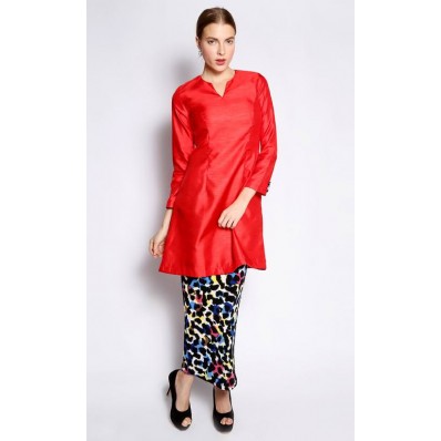 Spain Kurung Pahang in Red