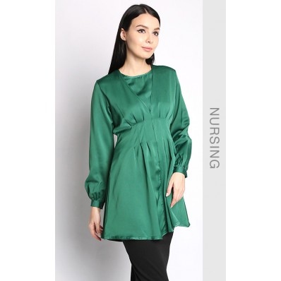 Insyirah Top in Pine Green