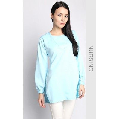 Eriessa Else Frozen Top in Light Blue