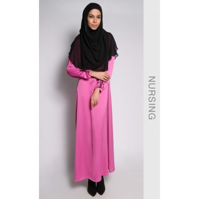 Aina Dress in Pinkish Purple