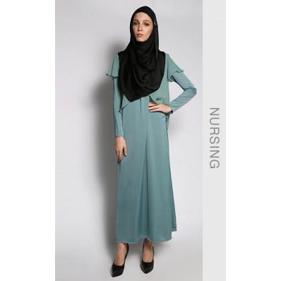 Sabrina Maxi Dress in Dusty Green