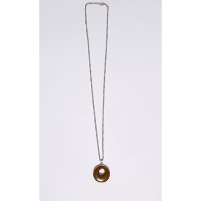Seraya Necklace in Brown Agate