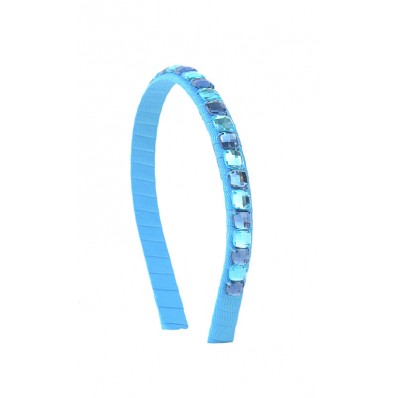 French Dog Blues Headband in Ombre Blue