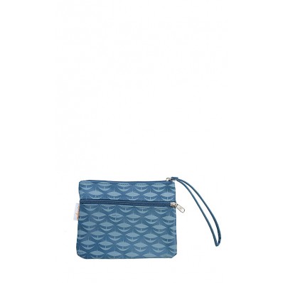 Wau Main-Main Zipper Pouch in Blue