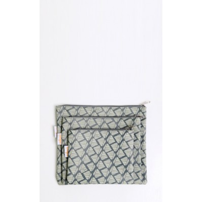 Nasi Pegang-Pegang 3-in-1 Pouch in Grey