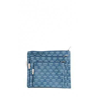 Wau Pegang-Pegang 3-in-1 Pouch in Blue