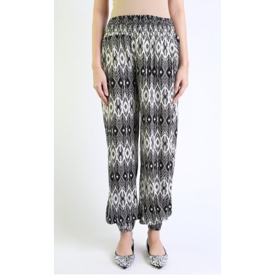 Feather Jenny Pants in Black and White