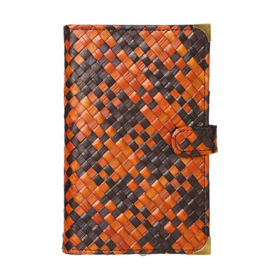 Mengkuang Organizer in Black and Orange